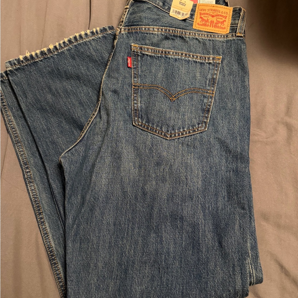 Levi's Women's Straight Jeans in Blue Denim